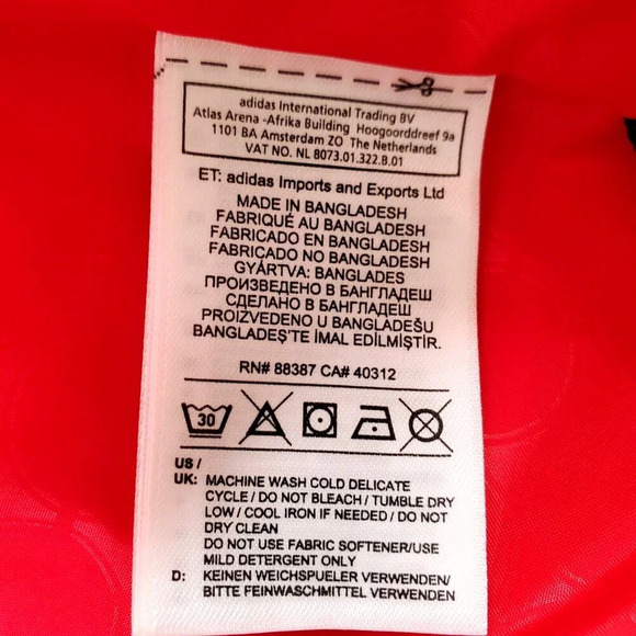 Adidas 10K Riding Jacket Mens XL Navy Red Hooded Windbreaker Snowboard Gorpcore - Picture 6 of 16